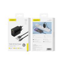 Foneng Eu64 18W Wall Charger For Iphone Lightning + Qc3.0 Usb Cable juoda