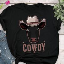 Black Angus Cow Shirt, , , Funny Cowboy Lover Gift Cowdy Cute Howdy T-shirt Western Tee Texas Meme Farm Cow Farmer Rancher Homestead 140