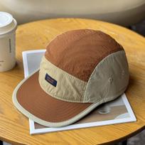 Quick-drying Breathable Color Matching Flat-brimmed 5-Panel Hat Men Women Outdoor Sunshade Cycling Board Summer Baseball Cap 57-59cm