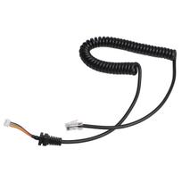 Microphone Cable Compatible with For yaesu MH48 MH48A6J MH36 MH36A6J MH42 and FT Series Radios Featuring 6 Pin Connector China Mainland