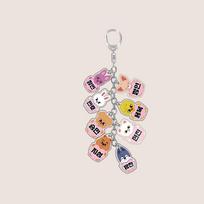 Stray Kids SKZOO 8-in-1 Keychain - Wolf Chan Leebit Dwaekki Jiniret Han Quokka BbokAri PuppyM FoxI.Ny Multi Pendant Key Ring Kpop Bag Charm STAY Gift 1