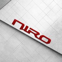 CNLD1 Metal 3D For KIA NIRO Logo GT Line Electric Vehicle Car Styling Rear Trunk Letter Emblem Sticker Auto Accessories