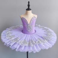 Kids Ballet Performance Dress Girls Tutu Dance Costume Stage Outfit for Children Ballet Recital Clothing Ballet Skirt 110