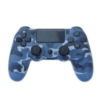 Wireless Bluetooth Controller Dual Vibration for PS4 Controller Steel Camouflage Blue European Version Gamepad