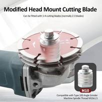 M10 kampinio šlifuoklio adapteris griovelio frezavimo staklėms   Slotter adapterio konversija Hd priedas Kampinis šlifuoklis   Slotting NaMachine Conver