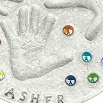 Handprint Stepping Stone Kit DIY Family Keepsake Make Your Own Stepping Stone for Kids Teens Adults Homeowners Mother's Day balta