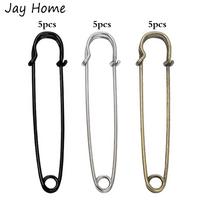 15PCS Large Safety Pin 75MM Heavy Duty Blanket Pins Steel Spring Lock Pins Strong & Sturdy Bulk Pins for Blankets Skirts Crafts