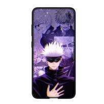 for Samsung Galaxy S24 S23 iPhone 16 15 14 Xiaomi Redmi Note 13 12 11 10 Plus 9 Pro Max X XR Phone Case Cartoon Jujutsu Kaisen Gojo Satoru OPPO Huawei for OPPO A53S 5G lubų spalva