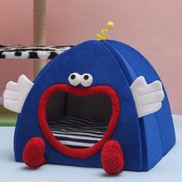 New Winter Cat Kennel Closed Warm Dog Kennel Removable and Washable Cat House Kennel Pet Supplies 40*40*41cm