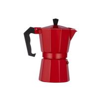 Aliumininis Moka kavinukas 300ml Autentiškas itališkas espreso kavos virimo aparatas skirtas viryklei, namams, laukui, juodas, raudonas, kavos kavinukas