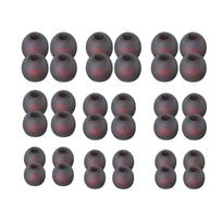 Customizable Eartips Ear Plug Replacement Headphone Earbud Tips Soft and Flexible Tips Pack of 36PCS Multiple Color 3