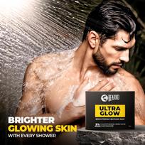 Ultraglow Brightening Bathing Bar | 9% complex glutathione, niacinamide & kojic acid |  Whitening Soap for men | Dermatologically tested 75g * Pack of 3