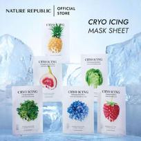 [Nature Republic] Cryo Icing Raminanti kaukė-lakštas (6 tipai) #Hydrating white