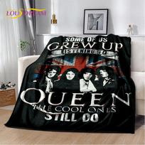 Freddie Mercury Queen-Rock-Band Švelnus pliušinis pledas, Flanelinis pledas Miegamojo Svetainės Lovos Sofos Pikniko Dangalas 75x90cm