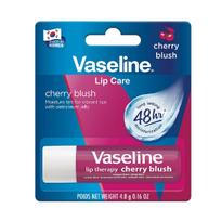 Vaseline Lip Care Cherry Blush Tinted Lip Balm Stick 4.8g Pack of 1 Long-Lasting 48Hr Moisturization Glossy Soft Lips