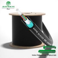 AIENKIS 4-Core Armored Outdoor Multimode Fiber Optic Cable