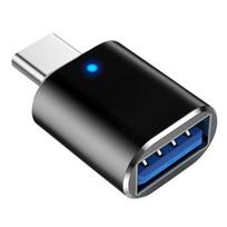 OTG keitiklis Daugiafunkcis didelės spartos C tipo perdavimas į USB Mini OTG adapteris Flash atmintinės skaitytuvas su išmaniojo telefono indikatoriaus lempute juoda