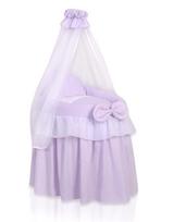 Wózek Dla Lalek Kosz Mojżesza Dla Lalek Z Baldachimem Little Princess Fioletowy