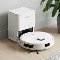 Robotas siurblys Tesla RoboStar iQ660 Plus su LiDAR, drėkinimo funkcija ir įkrovimo stotimi, White | ROBIQ660PWHT | 8595689807252