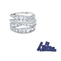 Swarovski Twist Wrap žiedas su kristalais 58-Original brand box (color random)
