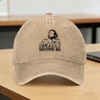 The Dude Big Lebowski Baseball Cap Sun  Outdoor Gym Sunscreen Washed Trucker Hat Unisex Women yk Cool Print Baseball Caps One Size