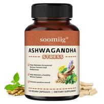 Premium Ashwagandha Extract Capsules for Natural Stress and Occasional Nervous Tension Support 120PCS