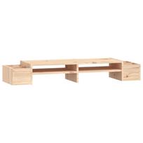 Monitor Stand 100 x 27.5 x 15 cm Solid Pine Wood