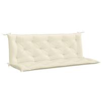 Garden Bench Cushion Cream White 150x(50+50)x7 cm Oxford Fabric