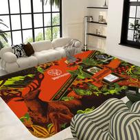 J-Jagermeister Anime Hallway Carpet Retro Multiple Choice Living Room Kitchen Rug Non-Slip Welcome Rug 40cm x 60cm