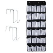 9/12/16/24/28 Pocket Large Mesh Cloth Storage Bag Wall-Mounted Sundries Organizer Holder Room Shoes Slippers Hanging Bag Holder