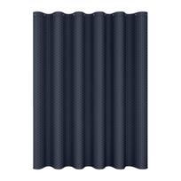 Waterproof Shower Curtain with Hexagon Pattern for Bathroom Use Mold Resistant Fabric Shower Curtain with Hooks Included for Shower Partition One Size