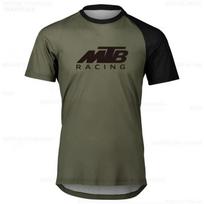 Motocross Enduro Mountain Bike Riding T Shirt Quick Dry Cycling Jersey Suitable Outdoor Sports S gray