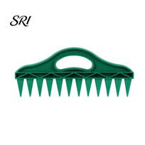Carrot Planting Tool 12-Hole Soil Digger Garden Dibber Seeds Spacing Gardening for Easy Raised Bed Planter Box Use 1pc