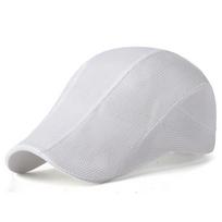 Vintage Summer Forward Cap Solid Panel Full Mesh Baseball Cap Adjustable Breathable Painter Hat Sun Hat balta