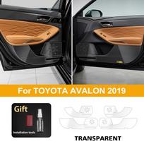For Toyota Avalon 2019 Clear TPU Car Door Anti Kick Pad Inner Side Edge Film Front and Rear Auto Door Side Panel Protection Pad