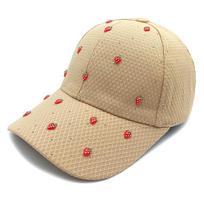 Women'S Fashionable Breathable Diamond Strawberry Baseball Cap Full Diamond Design Outdoor Sun Protection Duckbill Cap Adult 56-58cm