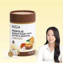 mothernest Propolis Manuka Honey with Butter & Menthol Lozenges Candy 170g