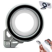 Ultra-thin Aluminum Alloy Magnetic Foldable Ring Phone Stand Portable Universal Rotating Glow-in-the-Dark Stand