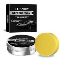 100g Ceramic Wax Cream Ceramic Car Coating Wax Car Care Polish Auto Car Scratch Repair Remover Wax For Exterior Paint Protection 100g yellow
