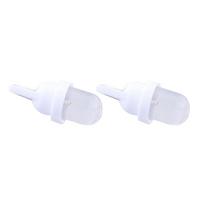 2/10 vnt LED automobilio automatinio pleišto apšvietimo šoninio prietaisų skydelio numerio ženklo lempos lemputė 2pcs balta