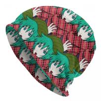 Shin Tsukimi Your Turn To Die Kaukolės Kepurės YTTD Anime Žaidimas Unisex Moterims Lauko Kepurės Šilta Dvigubo naudojimo Kepuraitė Megzta Kepurė One Size