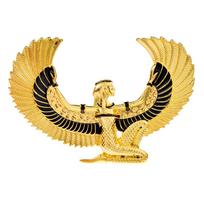 Naujos Egipto mergaitės turi sparnus sagės moterims Kūrybiško dizaino aukso spalvos smeigtukai, aukštos kokybės papuošalai