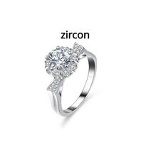 S925 sidabrinis žiedas D spalvos 1ct moissanite kryžiaus eilės žiedas moterims pilnas deimantinis vestuvinio žiedo pasiūlymas deimantinis žiedas dovana merginai 20 gray