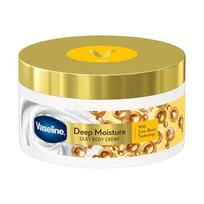 Vaseline Deep Moisture Silky Body Creme, 180 g. With Cera-Boost Technology for Silky Smooth Skin ,unisex 180 gm