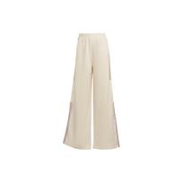 Adidas Originals Classic Three Stripes Wide Leg Sports Pants Women Bottoms White HM1706 M white