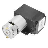 DC12V 12W Mini Mažas Bealyvis Vakuuminis Siurblys ?80KPa Srautas 12L/min dujoms