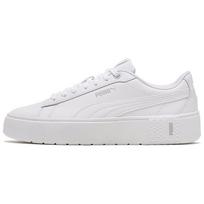 Puma  Smash Platform V2 Triple White Women Sneakers 373035-01 36