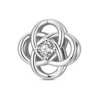 Copper Möbius Loop True Love'S Knot Charms Celtic Hercules Knot Bead Pendant Fit Original Bracelet Necklace Jewelry