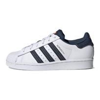 Adidas Originals Superstar Series J Low Top Kids Skate Shoes Kids Sneaker White Blue H04025 38