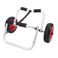 Kayak Cart Trolley with 10 Inch Solid Airless Tires Wheels Folding Universal Boat Dolly Canoe Transport Carrier for